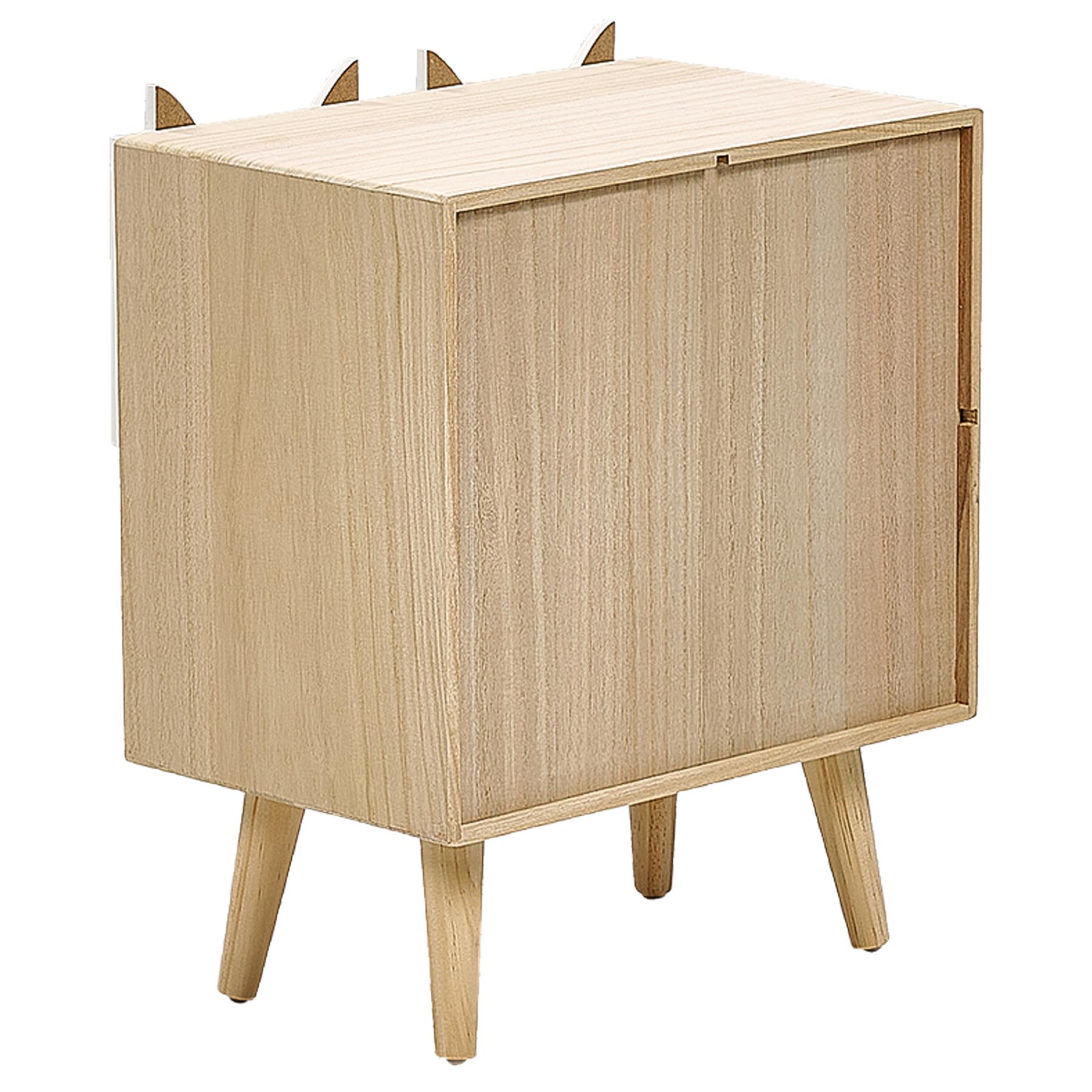 Beliani - RUPERT - Nachtkastje - Licht hout - MDF