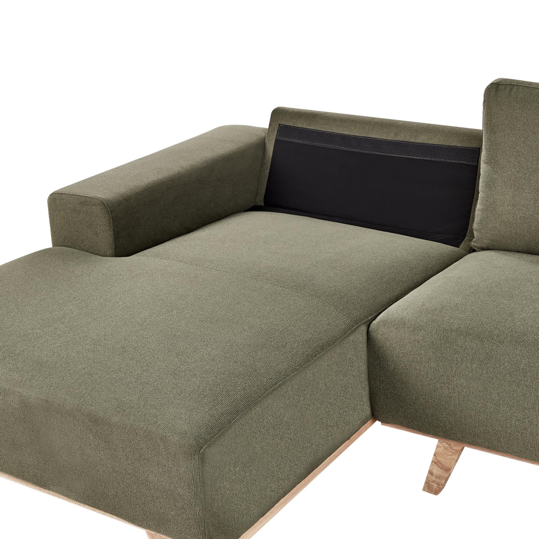 Beliani - NORA - Hoekbank - Groen - Rechtszijdig - Polyester