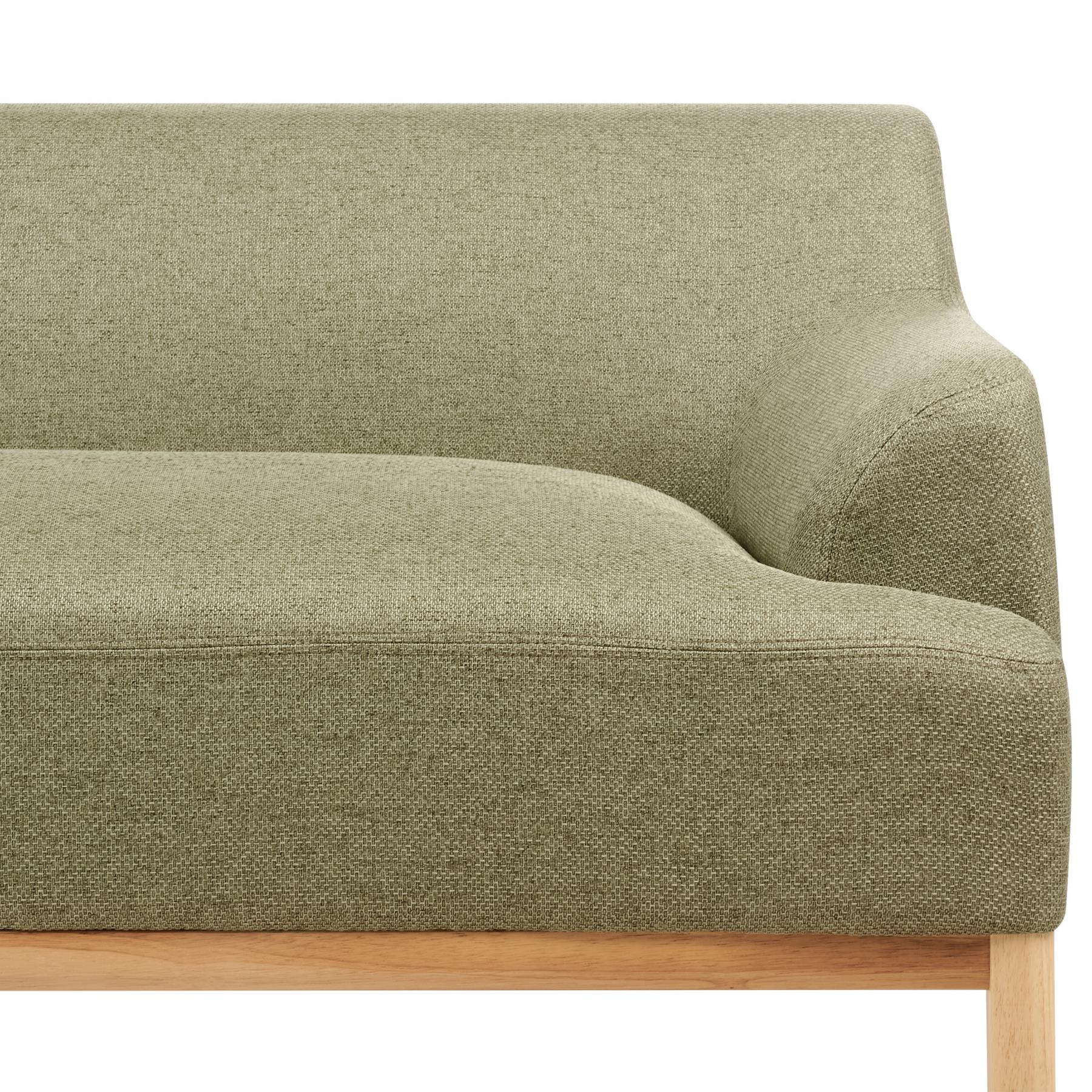 Beliani - SOSJO - Hoekbank - Groen - Rechtszijdig - Polyester