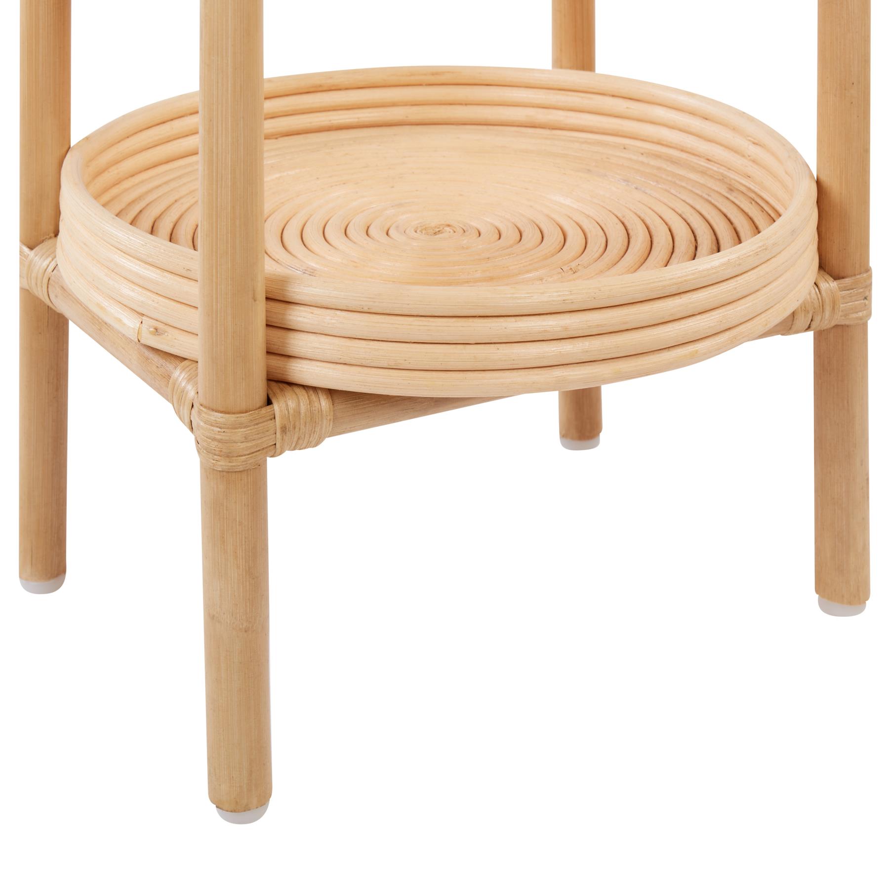 Beliani - TROOLIE - Bijzettafel - Natuurlijk - Rotan