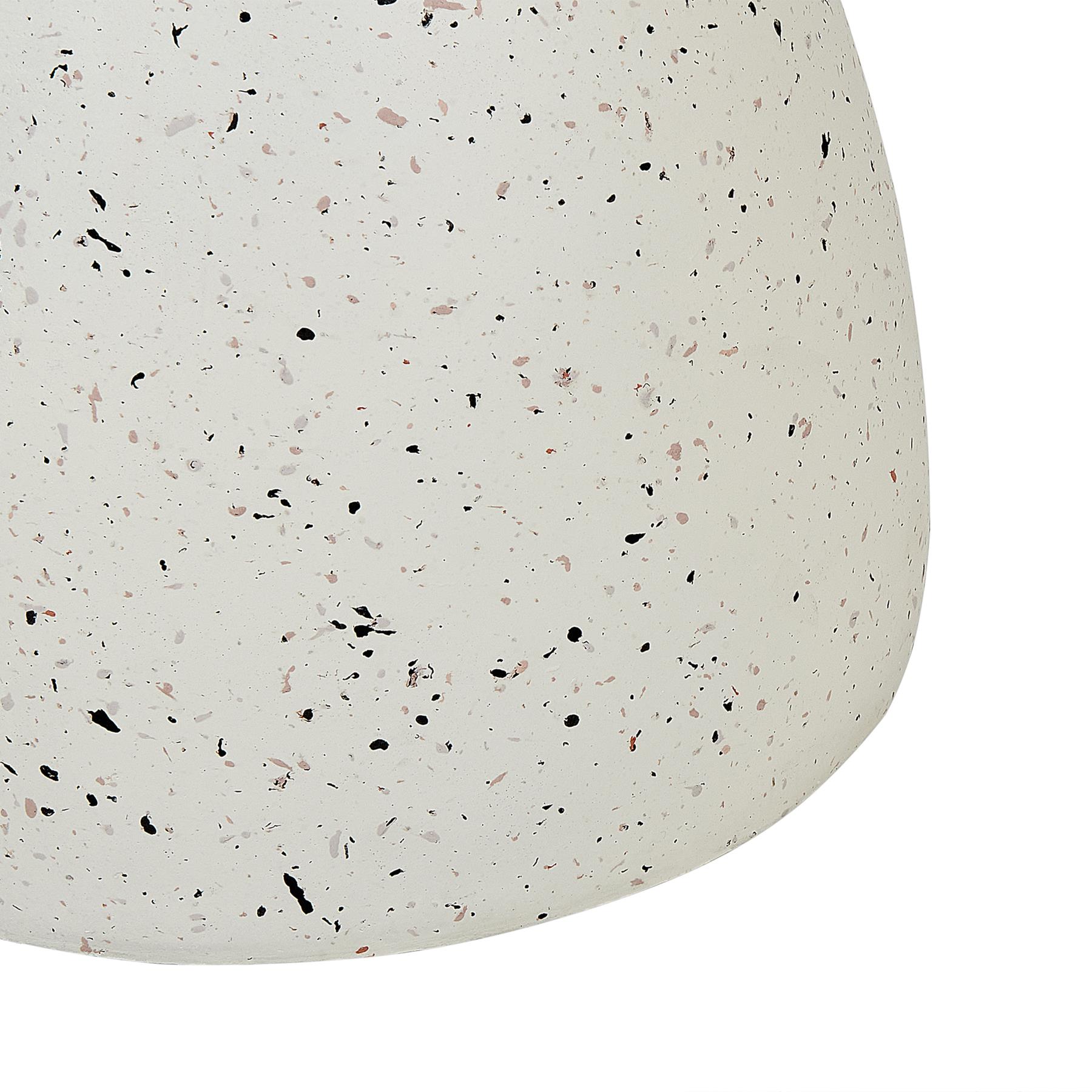 Beliani - CAFFI - Bijzettafel - Gebroken wit - Lichtbeton