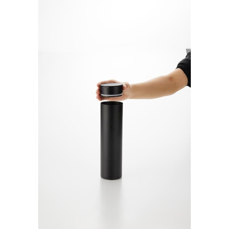 Yamazaki Tissuebox Rond - Tower - Zwart