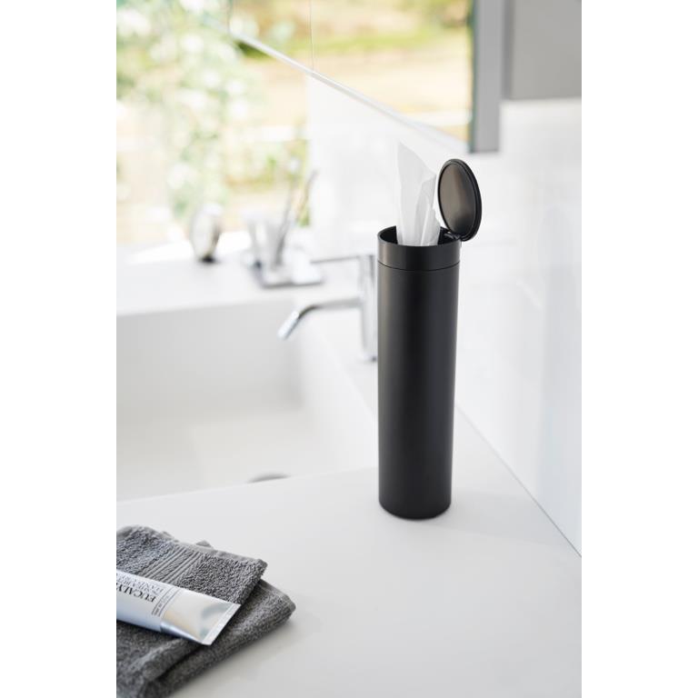 Yamazaki Tissuebox Rond - Tower - Zwart