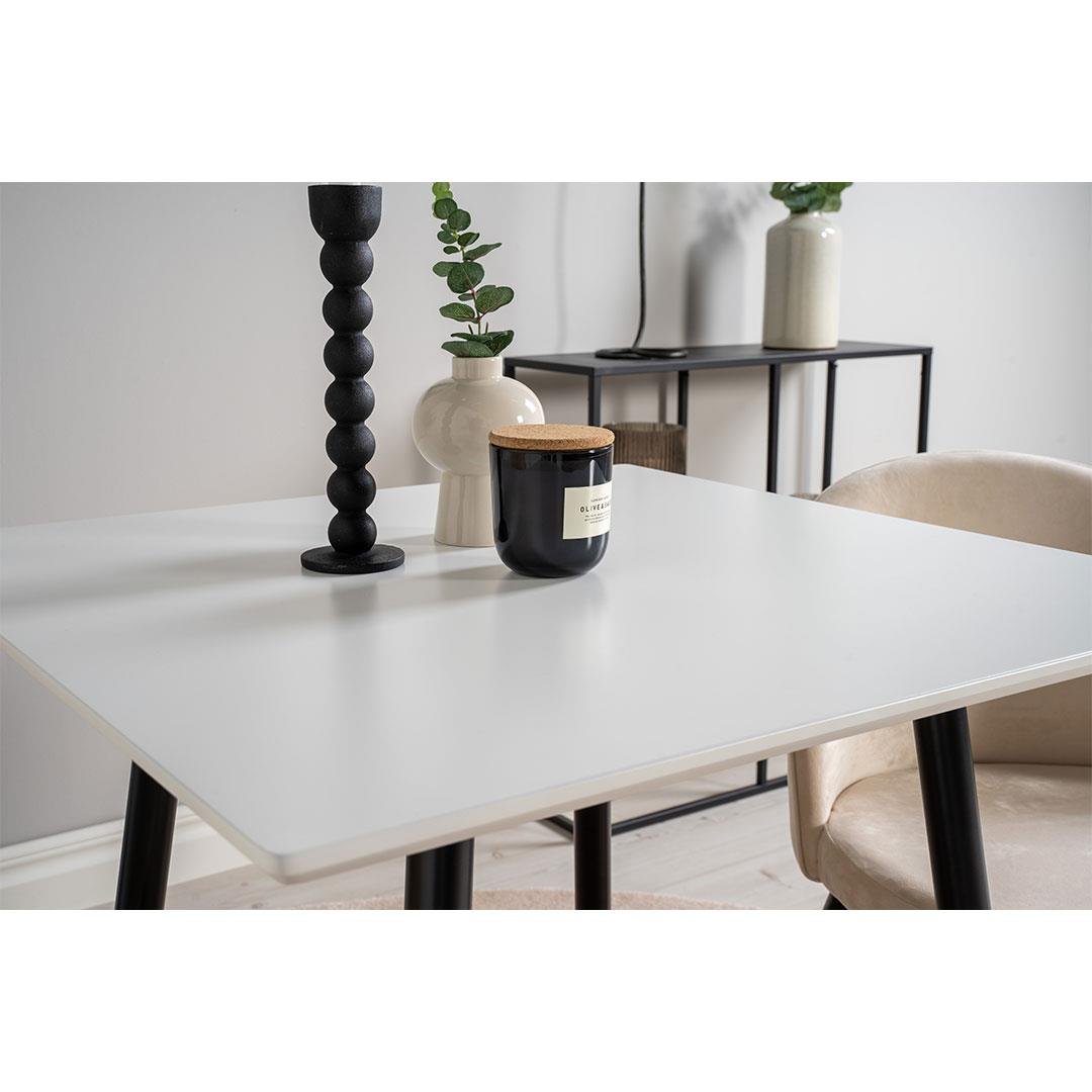 Venture Home Polar Eettafel 80 x 80 - Wit