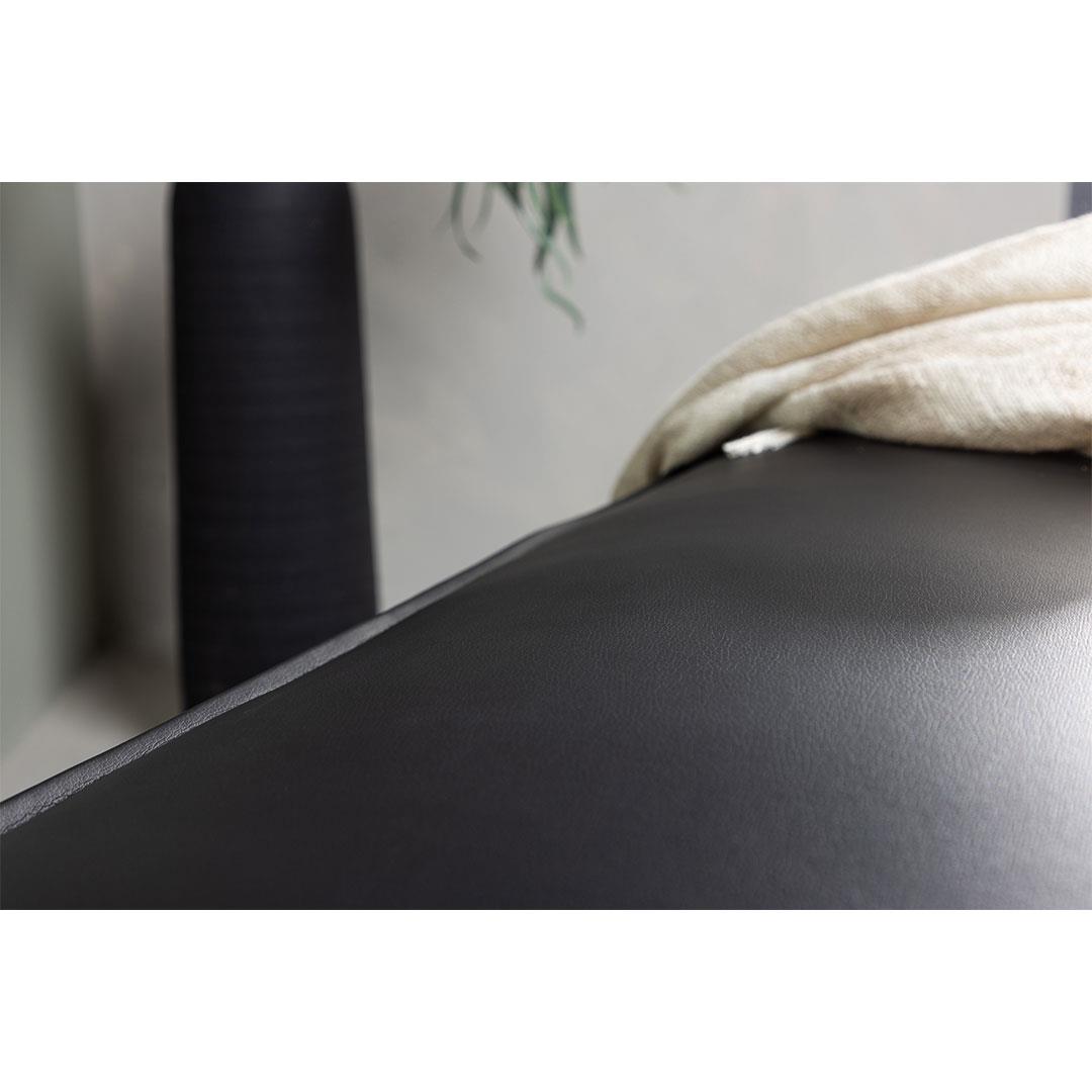 Venture Home Palermo Hocker | Poef 119 x 46,5 x 59 - Zwart