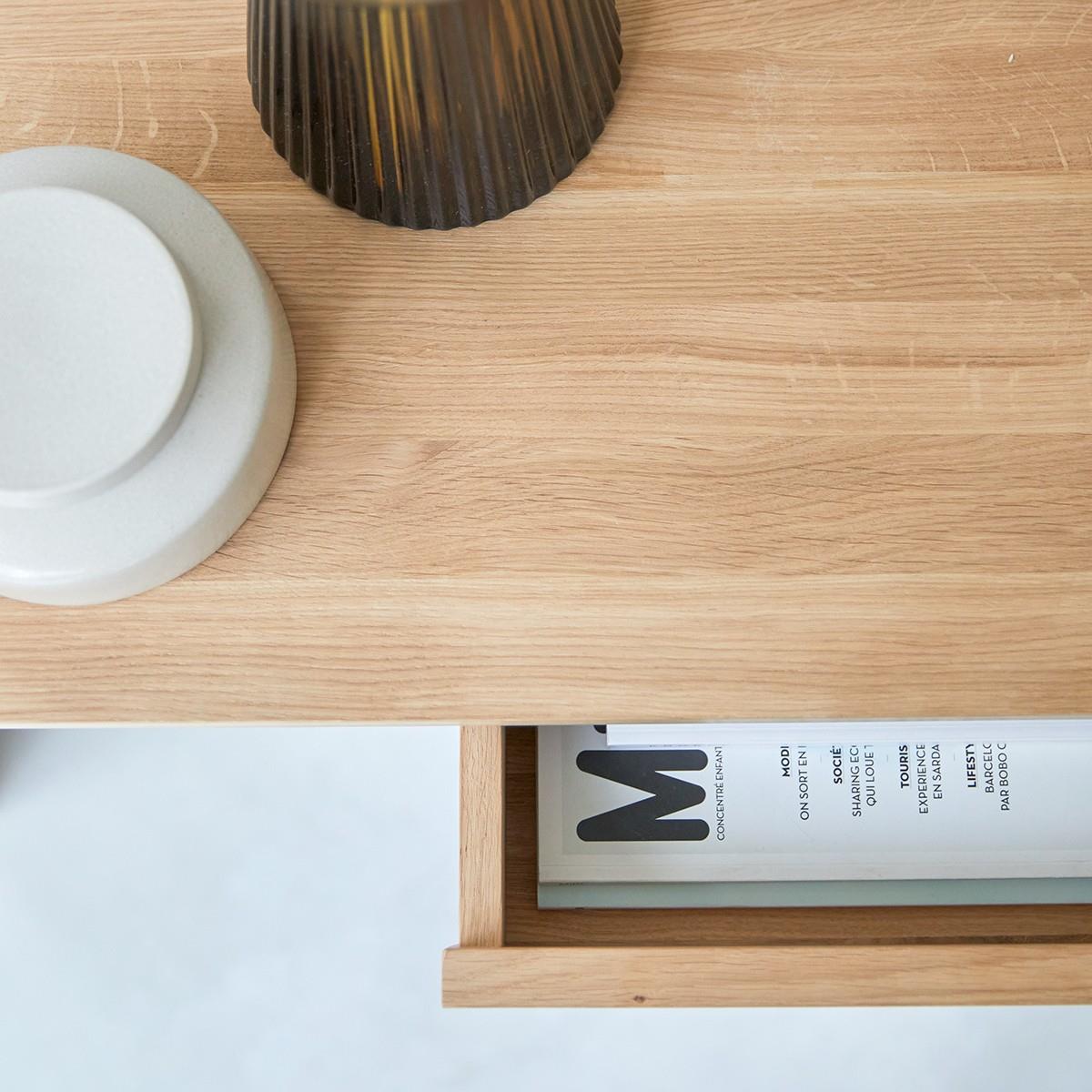 Tikamoon - Eden - Massief eiken bijzettafel