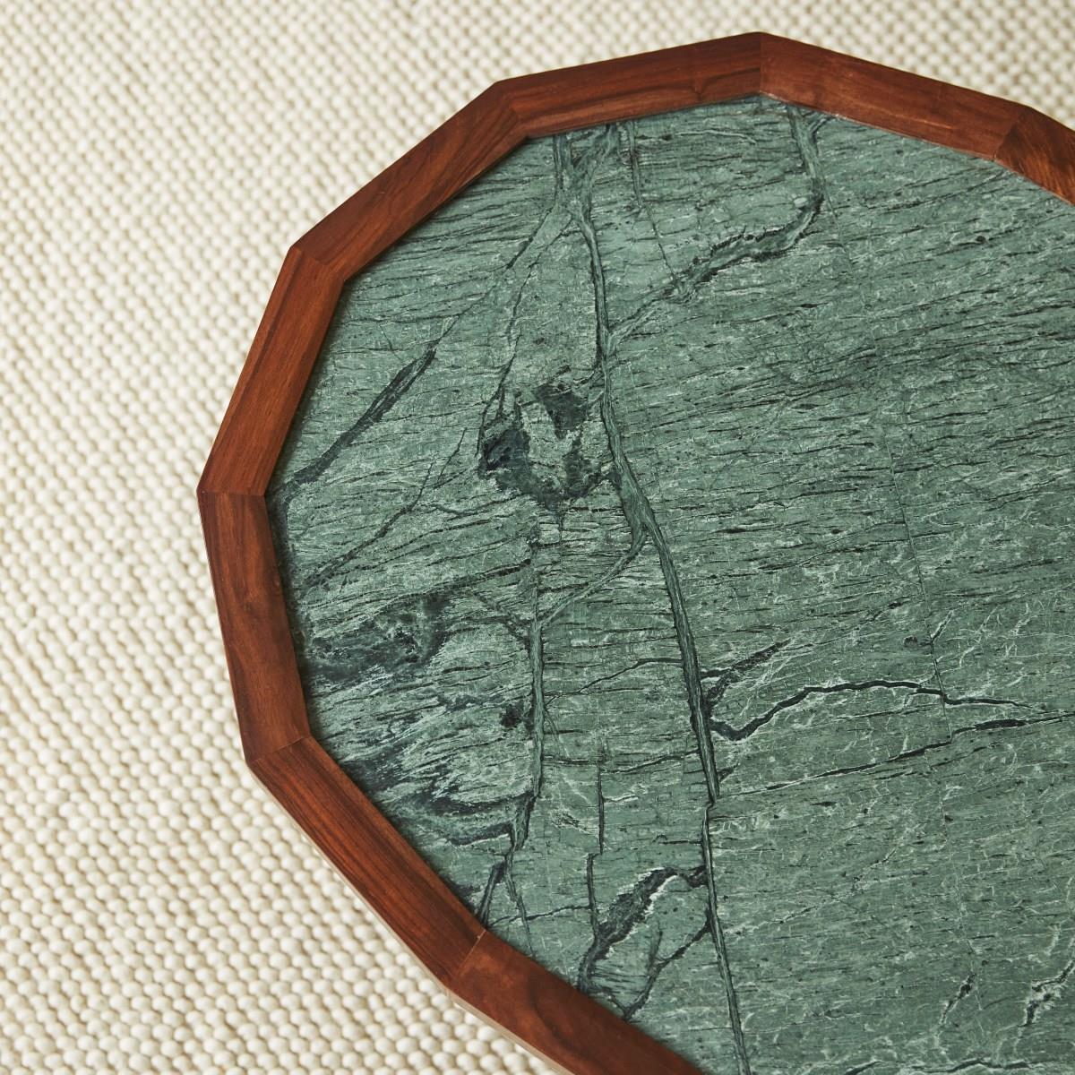 Tikamoon - Jade - Massief palissander en marmeren salontafel