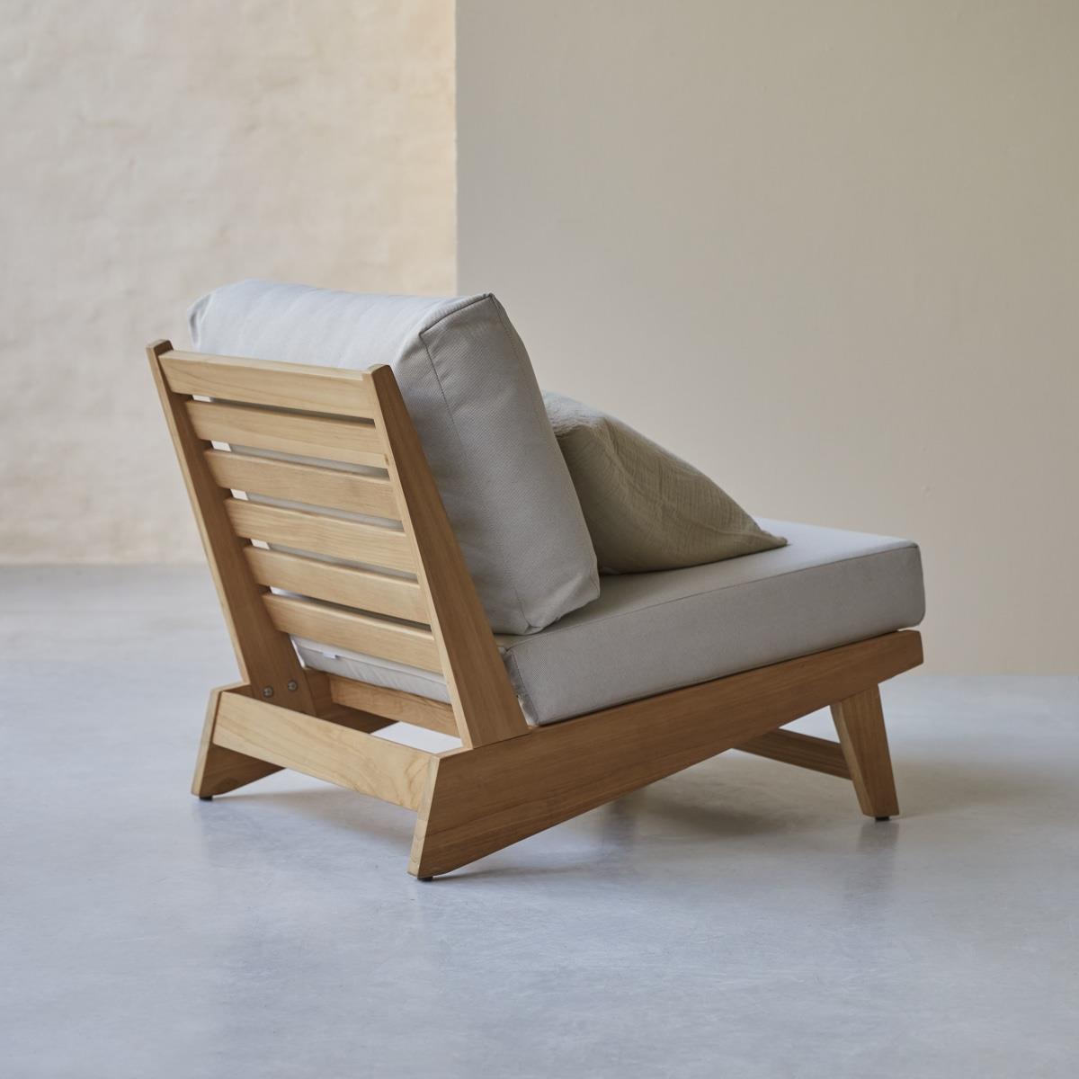 Tikamoon - Olia - Massief teakhouten fauteuil