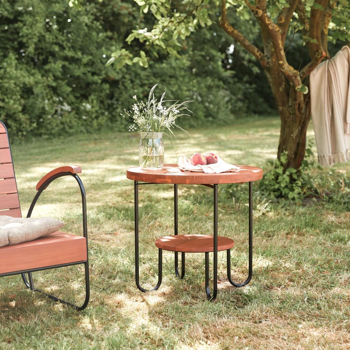 Tikamoon - Key Wood - Vierzits massief acacia loungeset