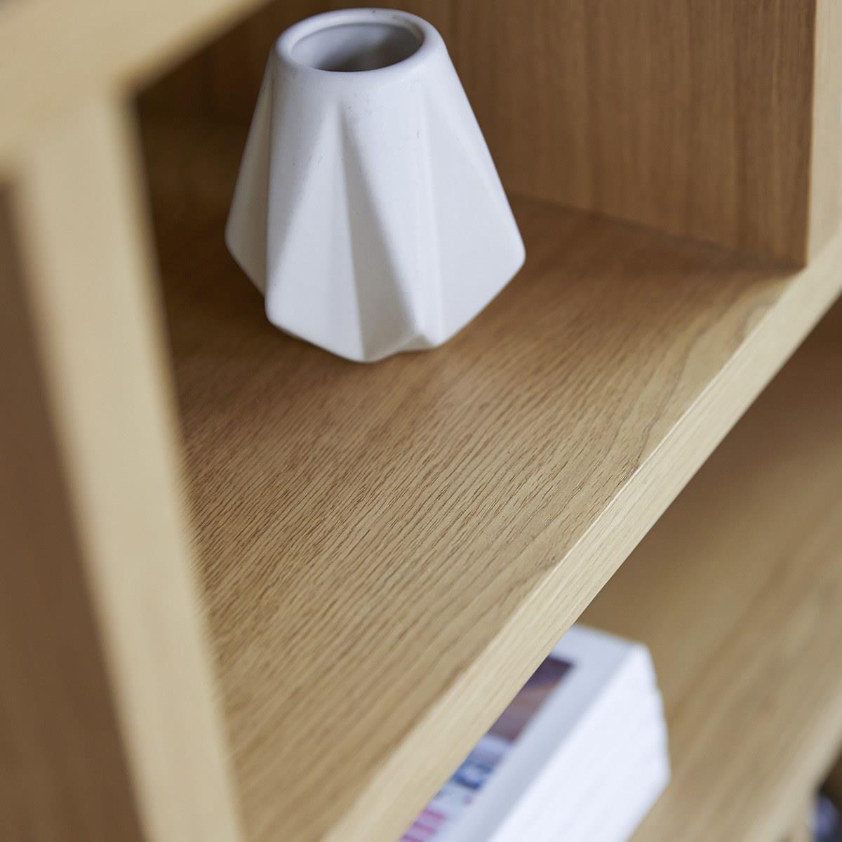 Tikamoon - Eyota - Lage eiken boekenkast