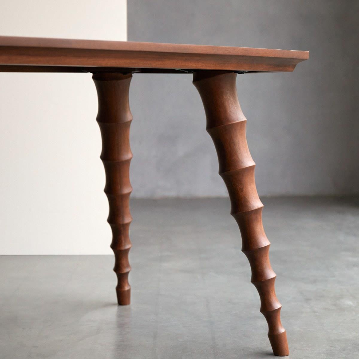 Tikamoon - Anouk - Eettafel van massief mangohout voor 4|6 personen.
