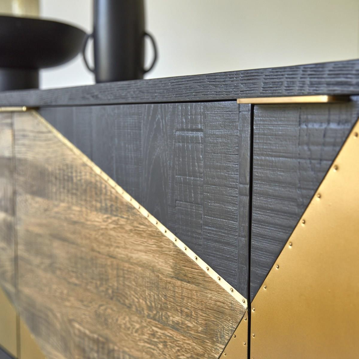 Tikamoon - Oscar - Eiken tv-meubel 240 cm