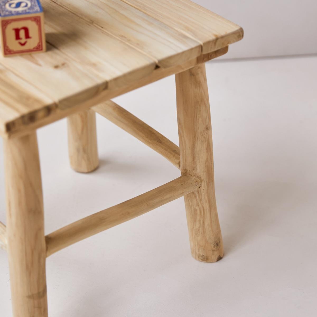 Tikamoon - Kilim - Nachtkastje voor kinderen van massief teakhout
