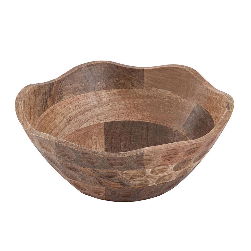 SVJ Schaal - 30x30x11 cm - Hout - Naturel