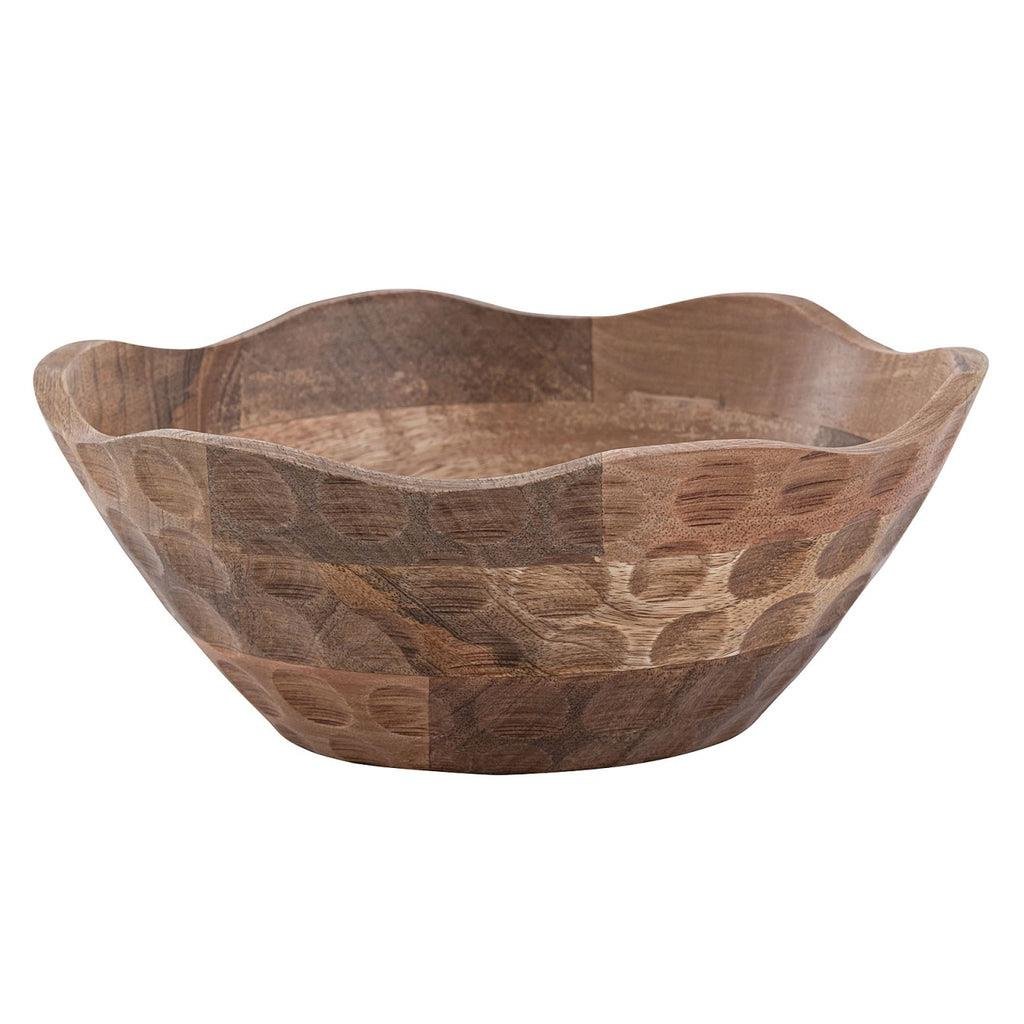 SVJ Schaal - 30x30x11 cm - Hout - Naturel