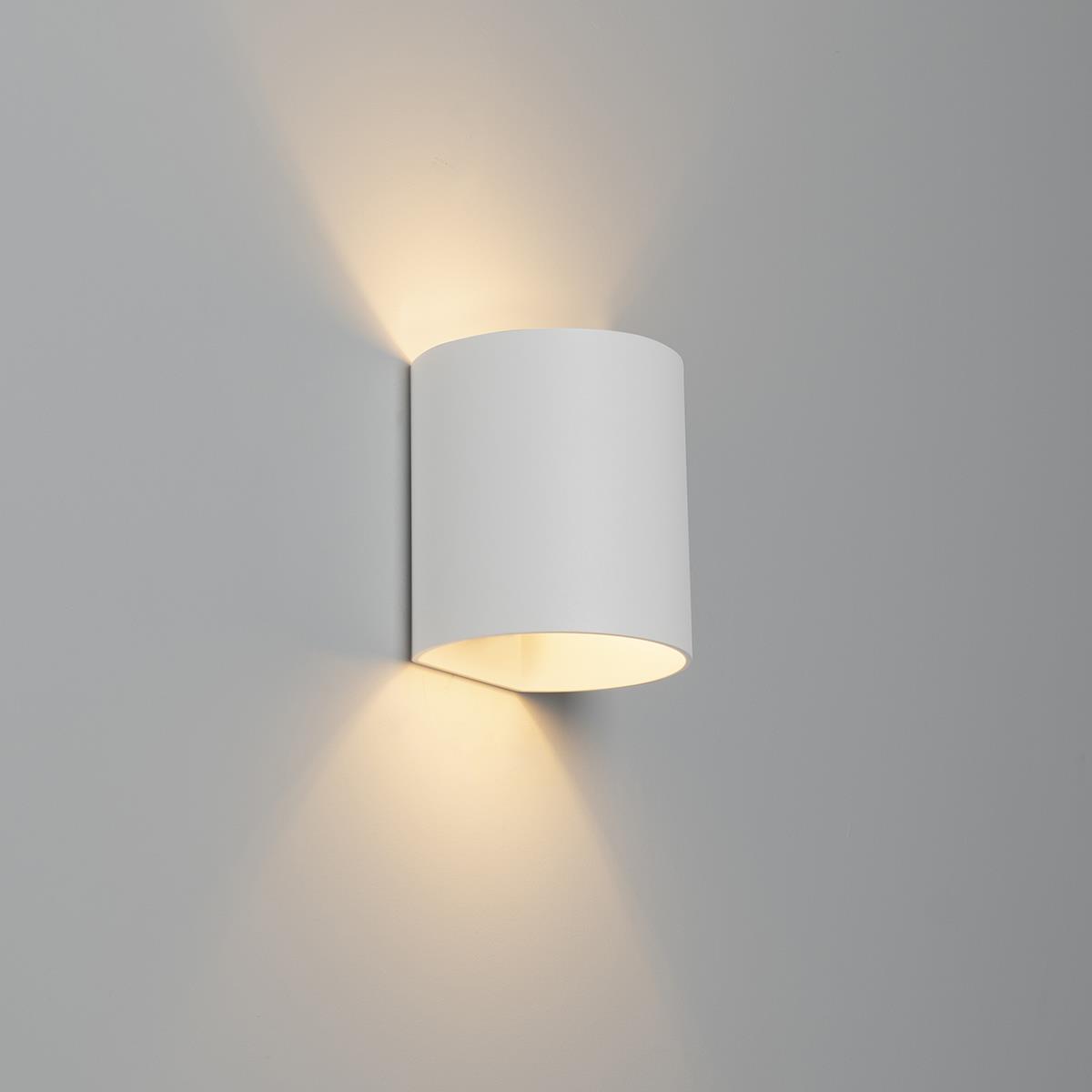 QAZQA Smart wandlamp wit incl. Wifi G9 - Sabbio