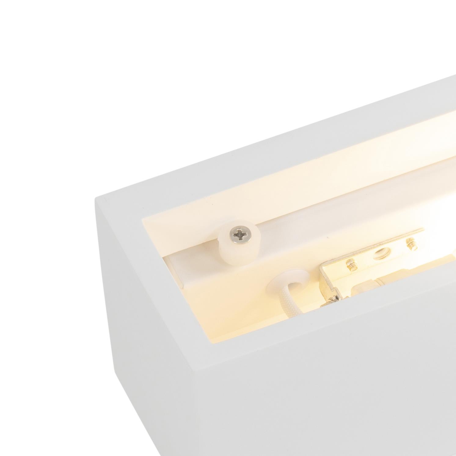 QAZQA Smart wandlamp wit incl. Wifi G9 - Tjada Novo