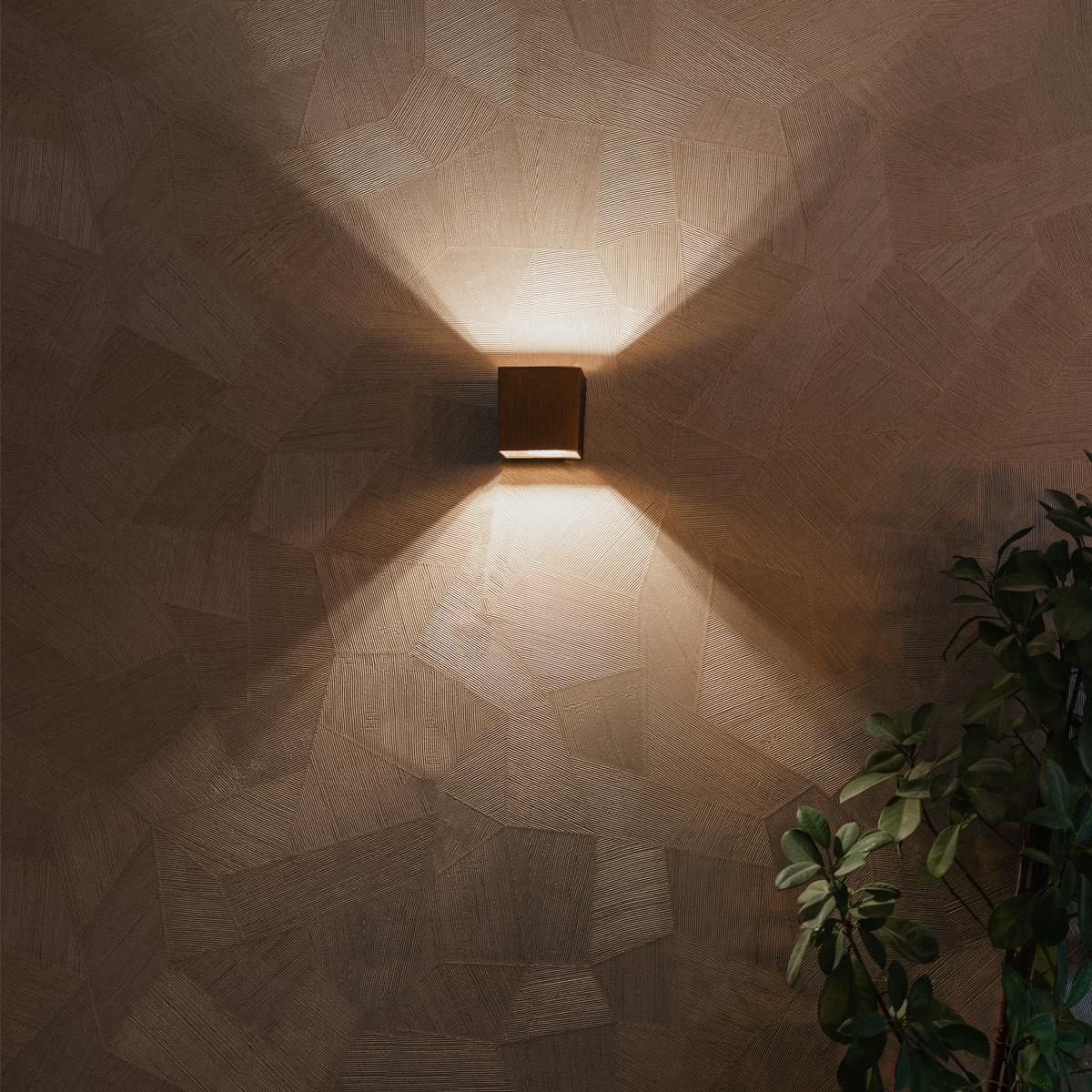 QAZQA Smart wandlamp donkerbrons 8 cm incl. Wifi G9 - Transfer