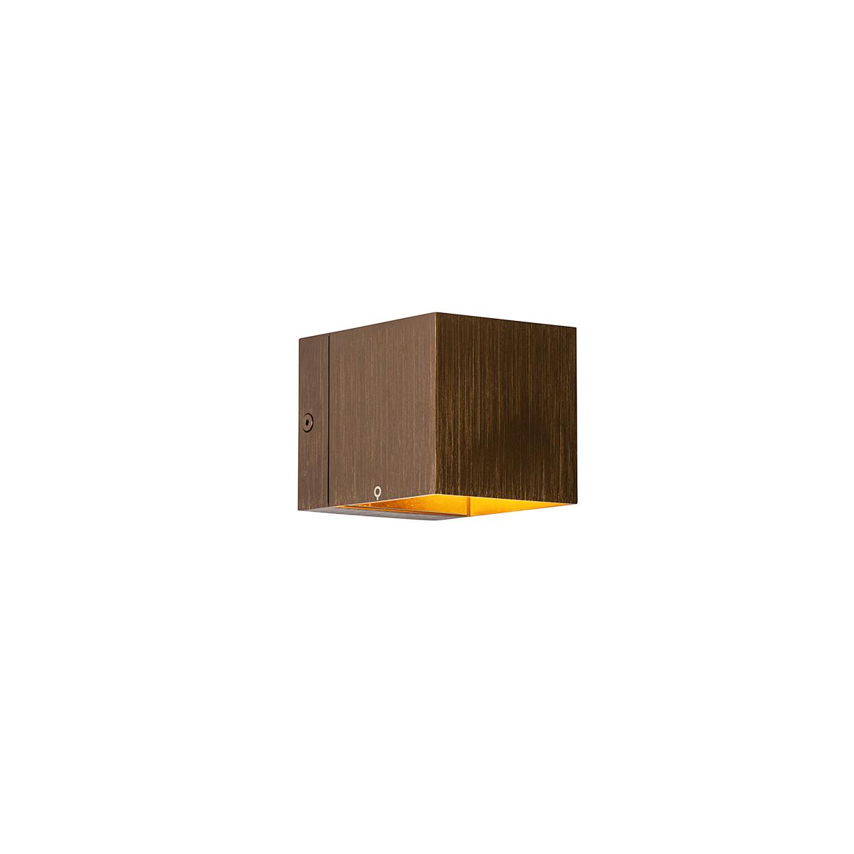 QAZQA Smart wandlamp donkerbrons 8 cm incl. Wifi G9 - Transfer