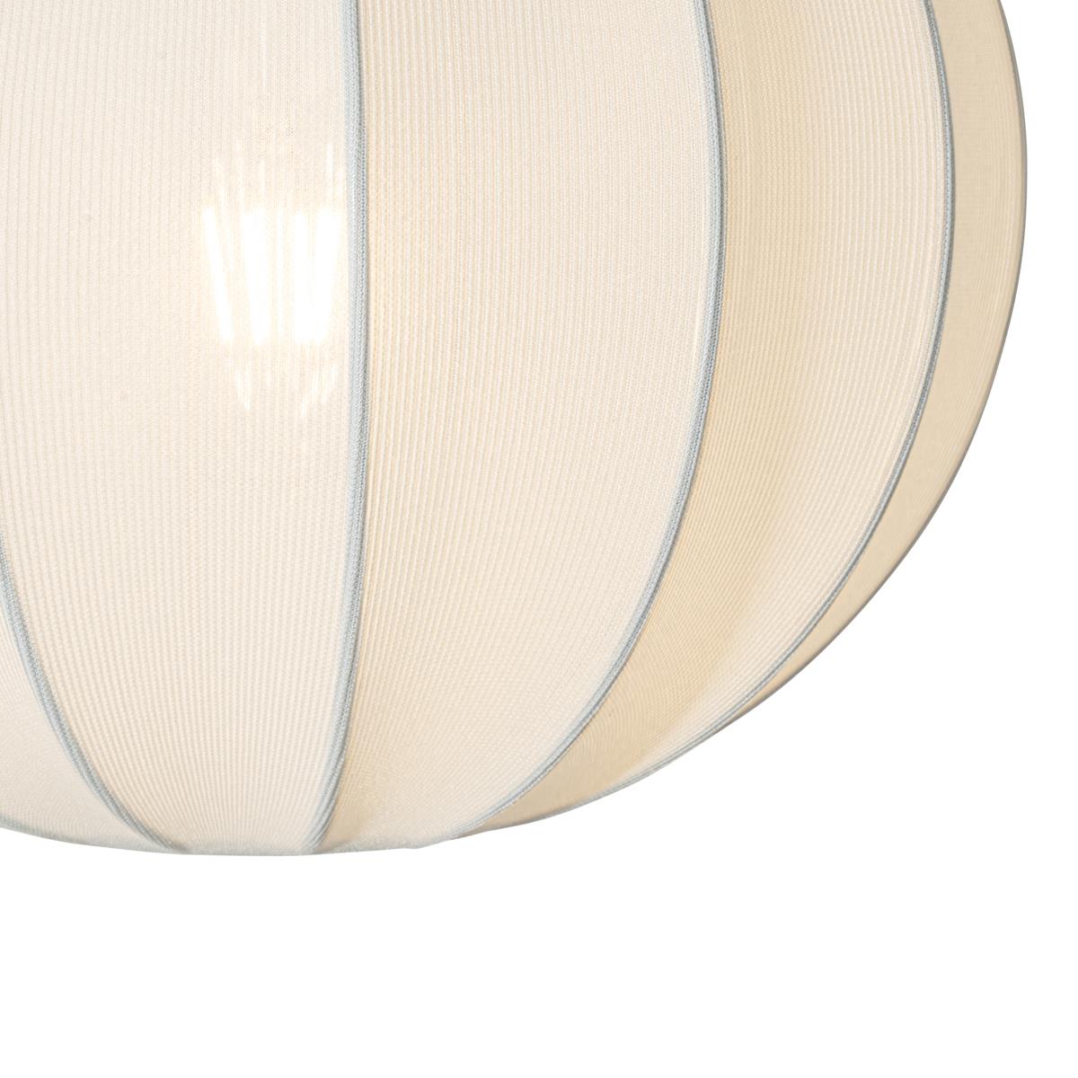 QAZQA Japandi hanglamp wit zijden 30cm - Plu