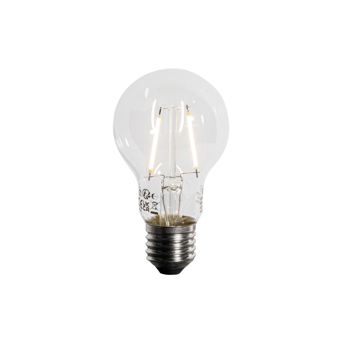 LUEDD E27 LED lamp A60 lux sensor 2,5W 250 lm 2700K