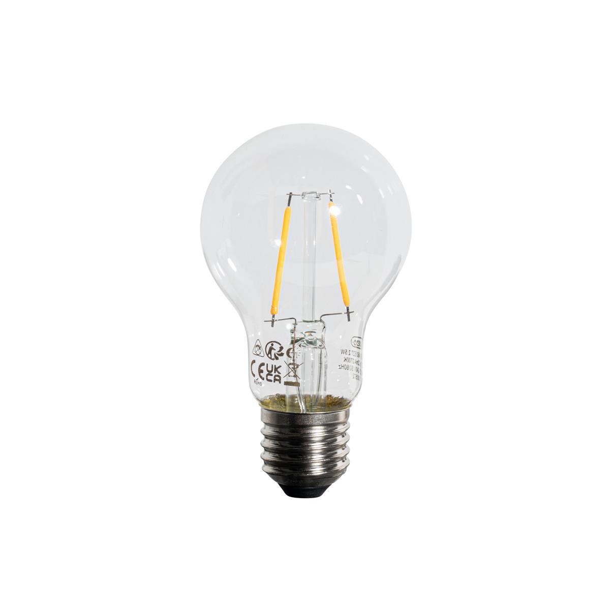 LUEDD E27 LED lamp A60 lux sensor 2,5W 250 lm 2700K