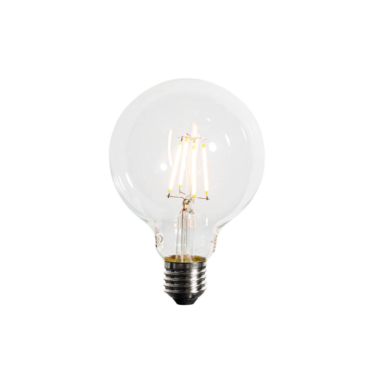 LUEDD E27 dimbare LED lamp G95 5W 450 lm 2200K
