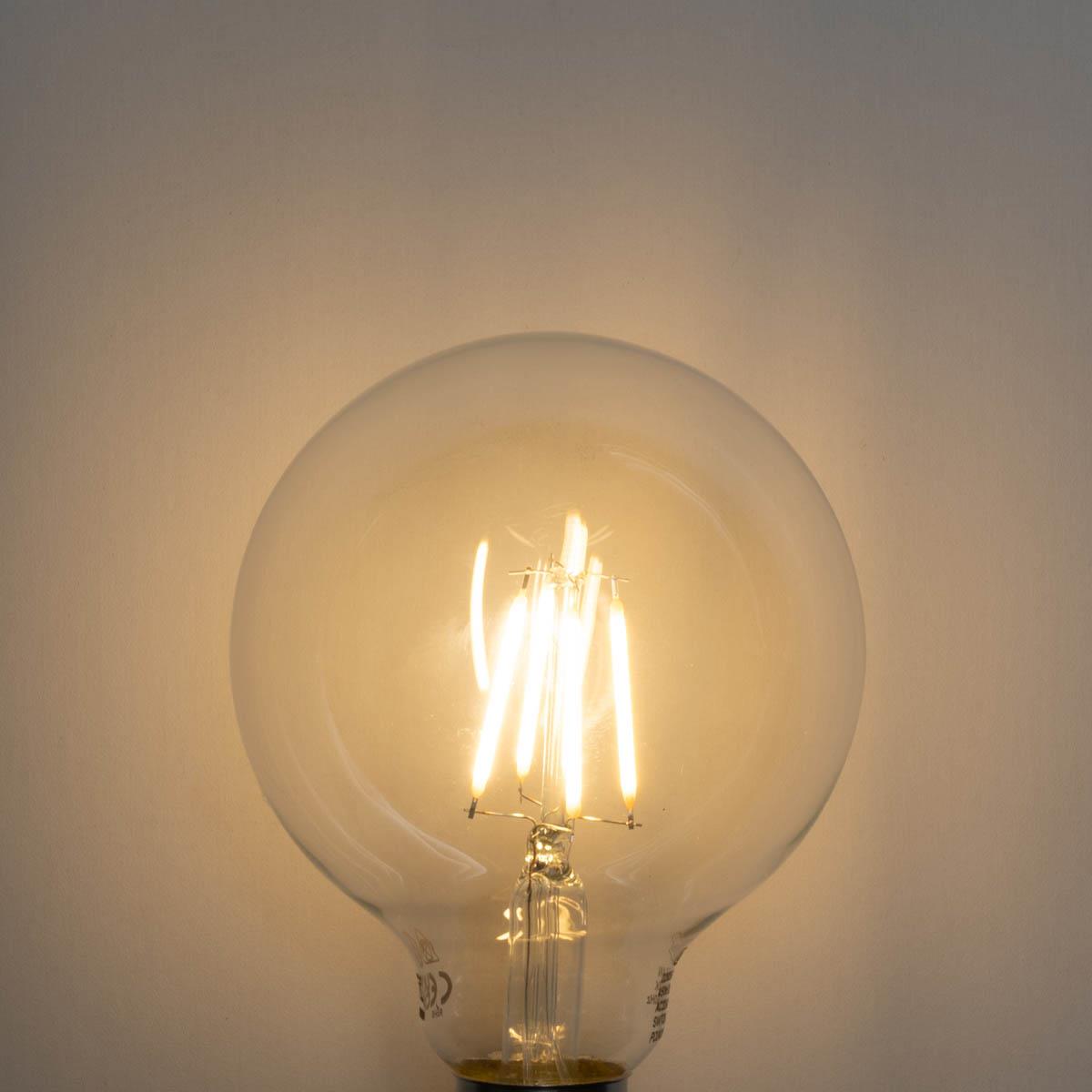 LUEDD E27 3-staps dimbaar LED lamp G95 4W 450 lm 2700K