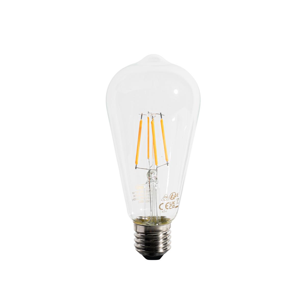 LUEDD E27 LED lamp A60 lux sensor 4W 400 lm 2200K