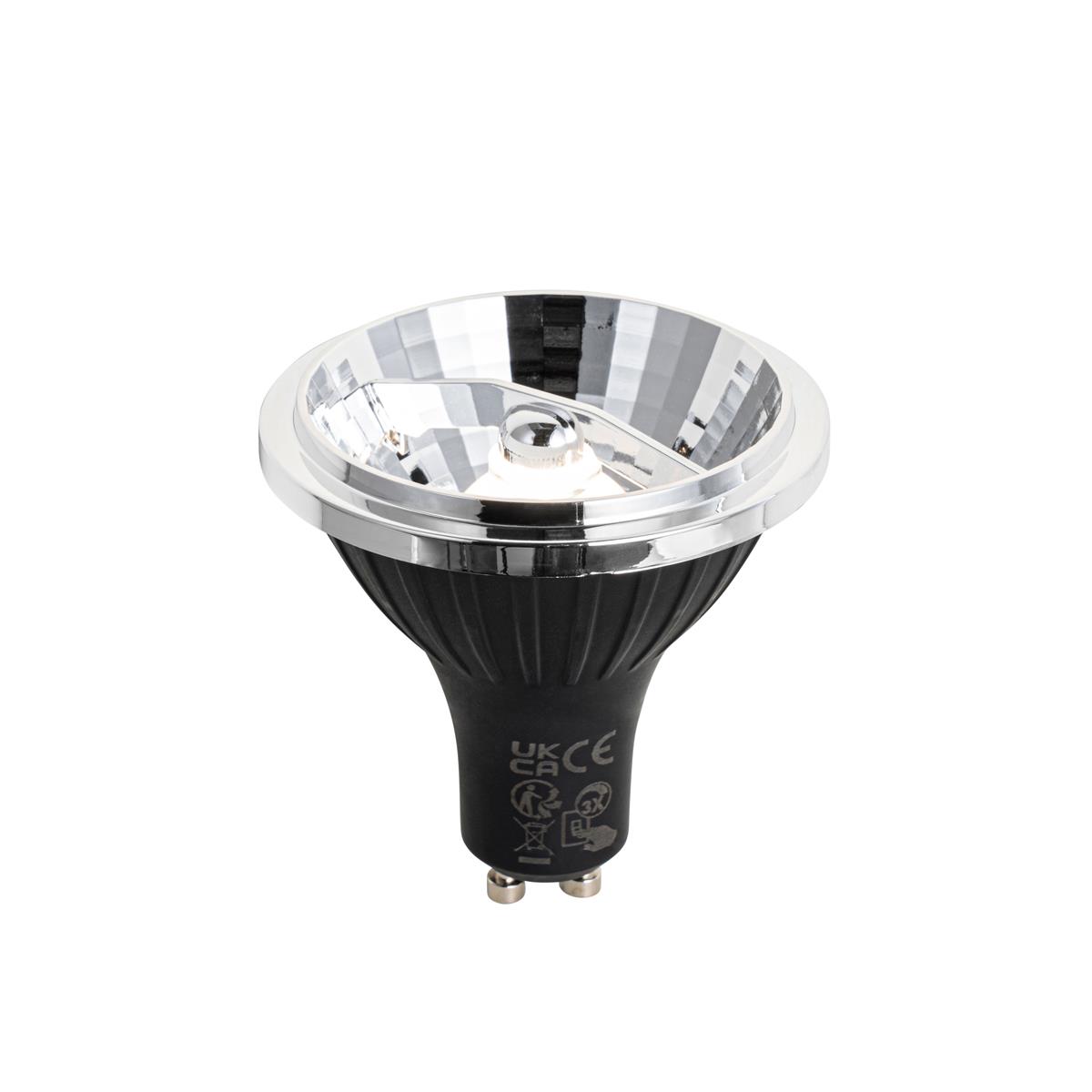 LUEDD GU10 3-staps dimbaar LED lamp 70mm 6.5W 600 lm 3000K