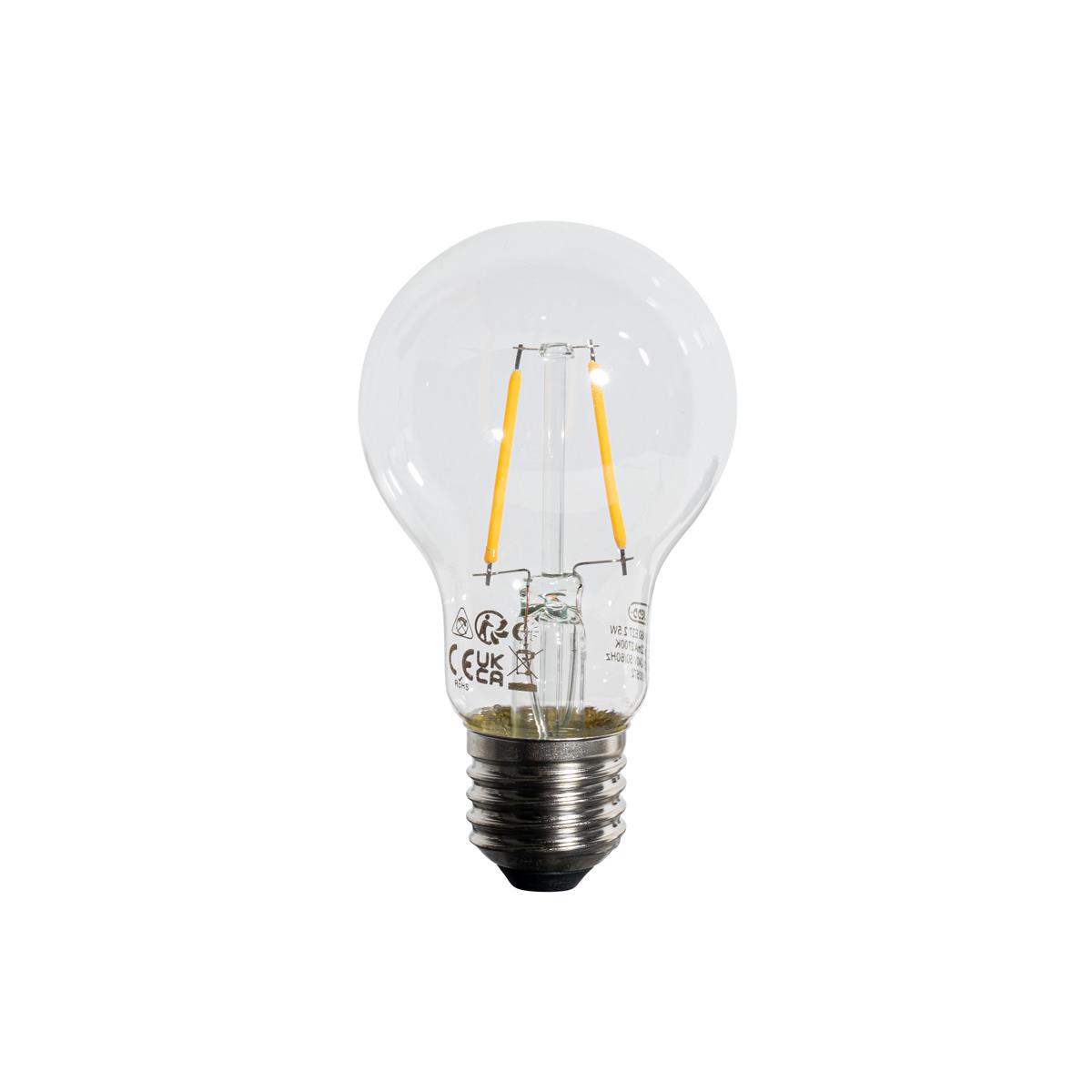LUEDD E27 LED lamp A60 lux sensor 2,5W 250 lm 3000K