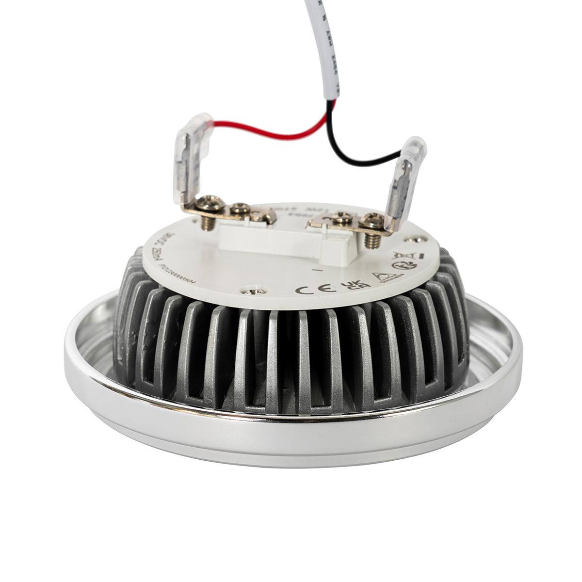 LUEDD G53 dimbare LED lamp AR111 12W 600 lm 2700K