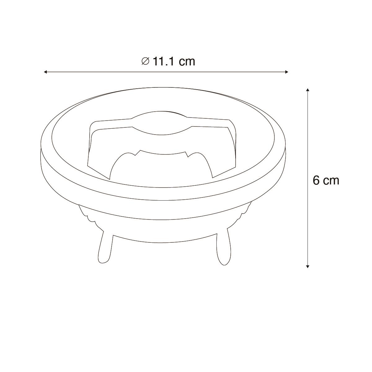 LUEDD G53 dimbare LED lamp AR111 12W 600 lm 2700K