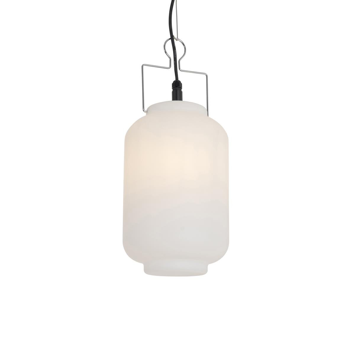 QAZQA Smart buiten hanglamp wit 20cm incl. Wifi A60 - Pion