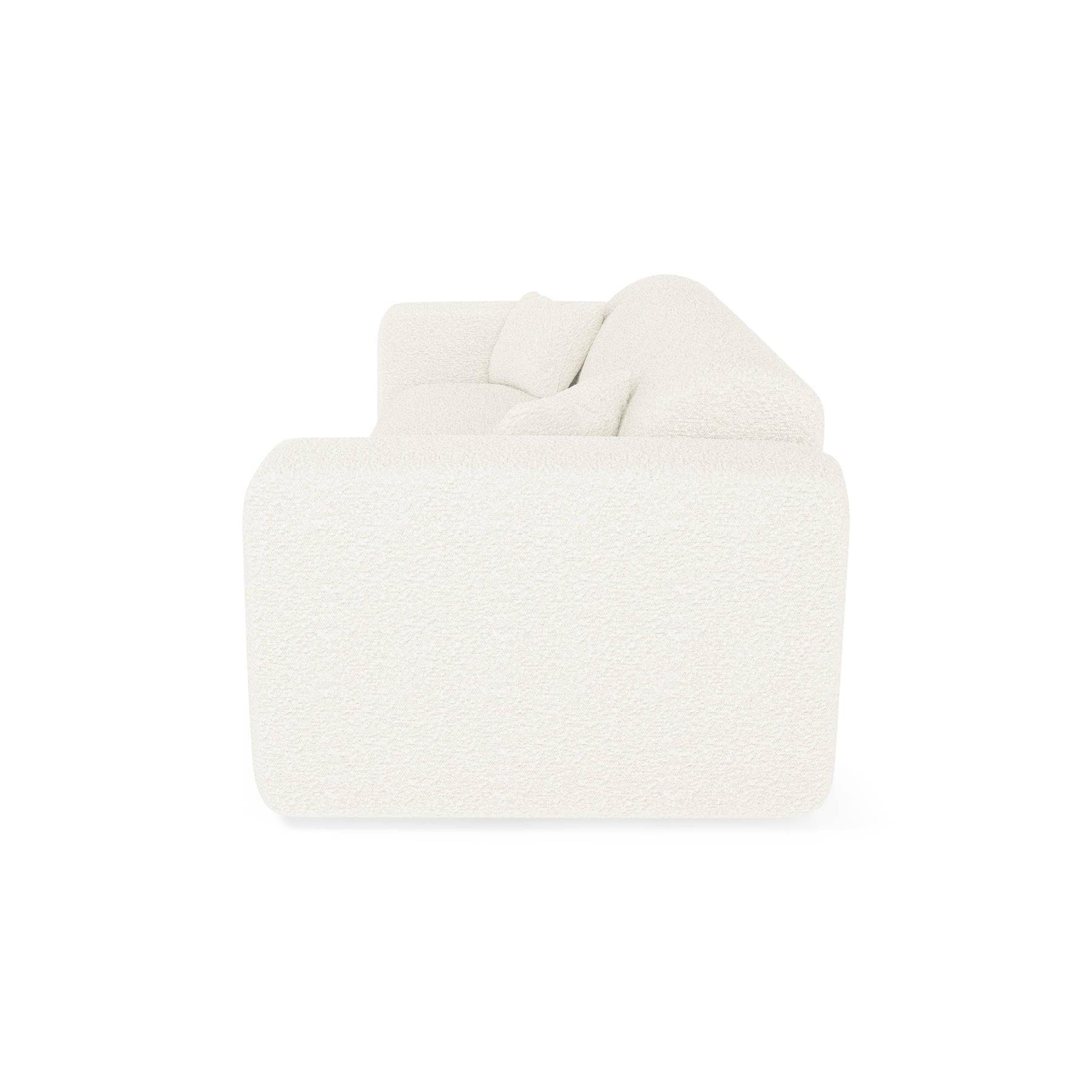 Express slaapbank dunlopillo 140cm zwart bouclette stof