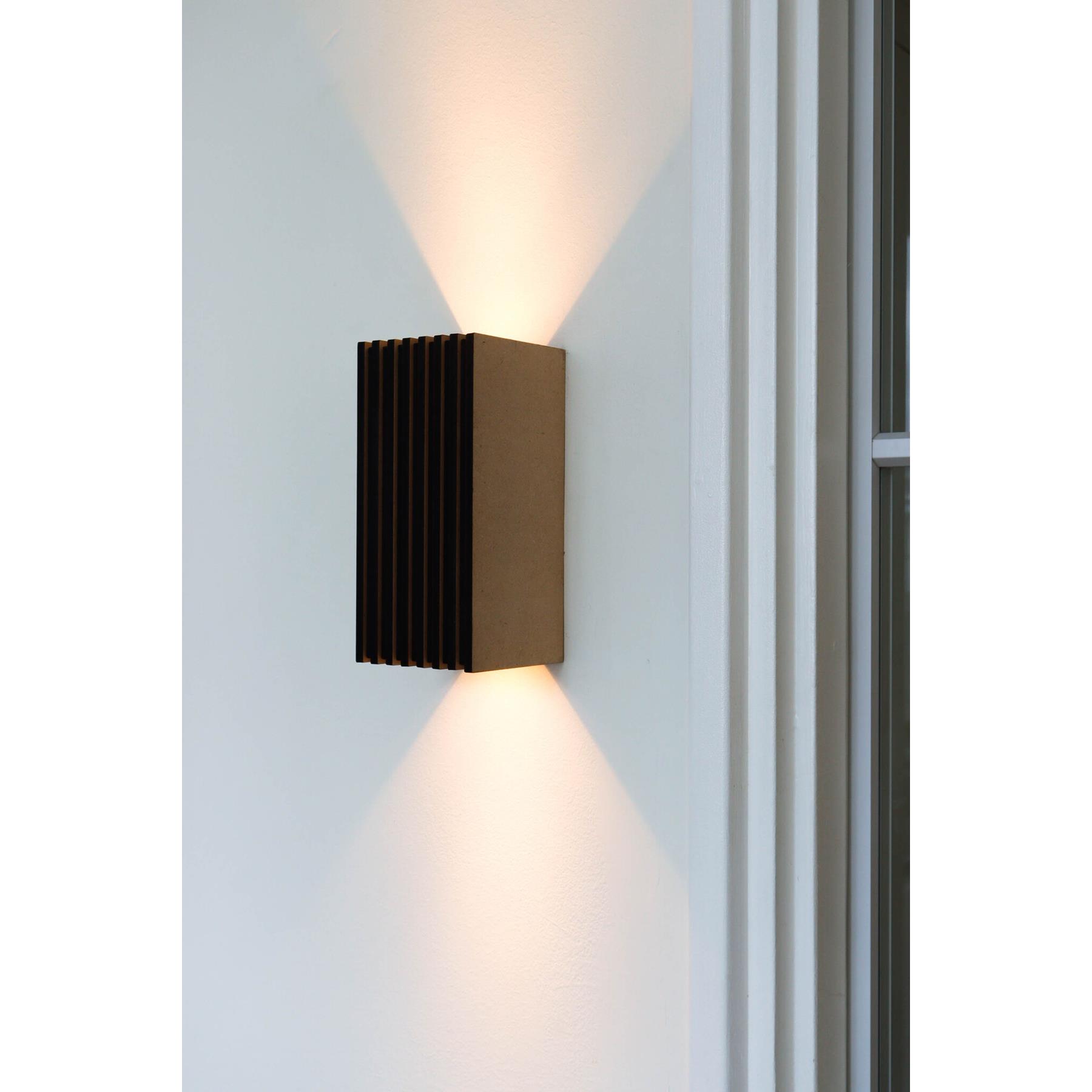 Blij Design Wandlamp Brick Naturel 2x GU10
