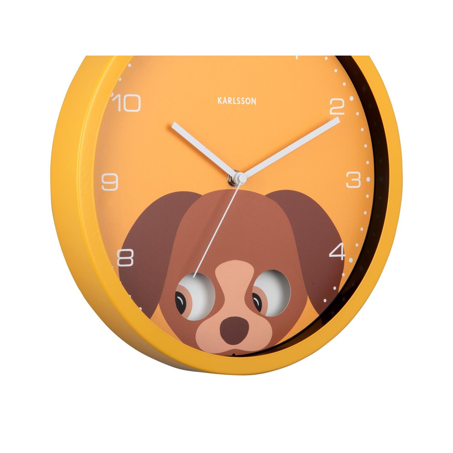 Karlsson - Wall Clock Peekaboo Dog