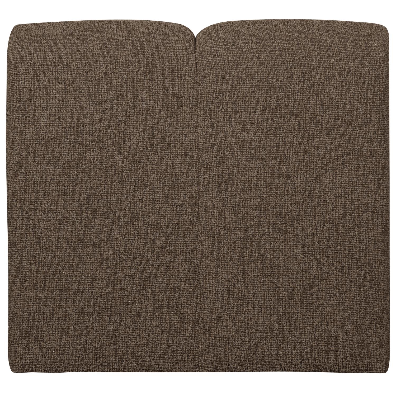 WOOOD Mojo 1-Zits Bank - Bouclé - Bruin Melange - 74x80x97