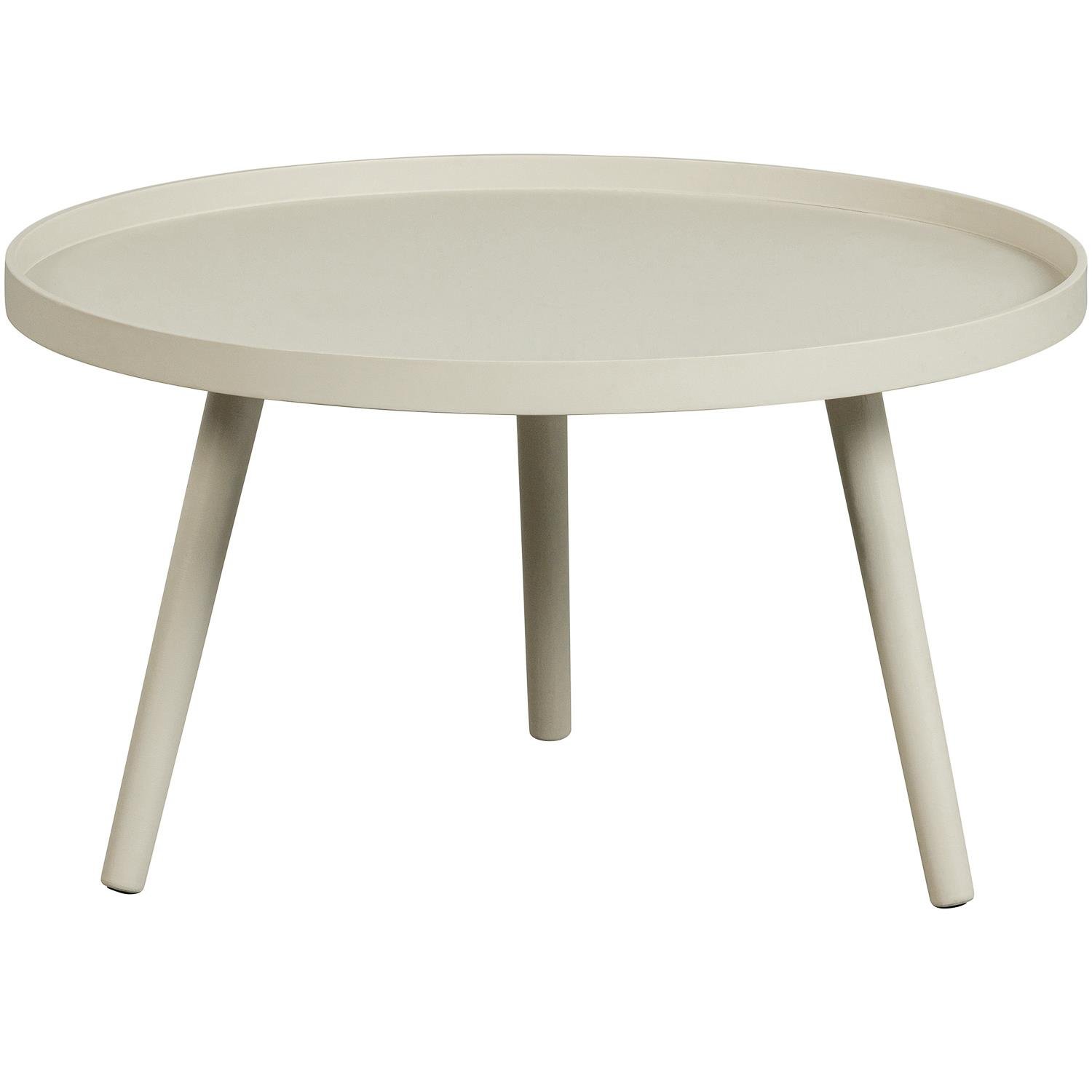 WOOOD Mesa Bijzettafel H 34 x Ø 60 cm - Antique Beige