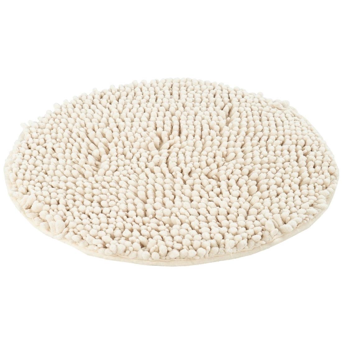 Obsession Fluffy Ø55 cm Ronde Badmat Ivory