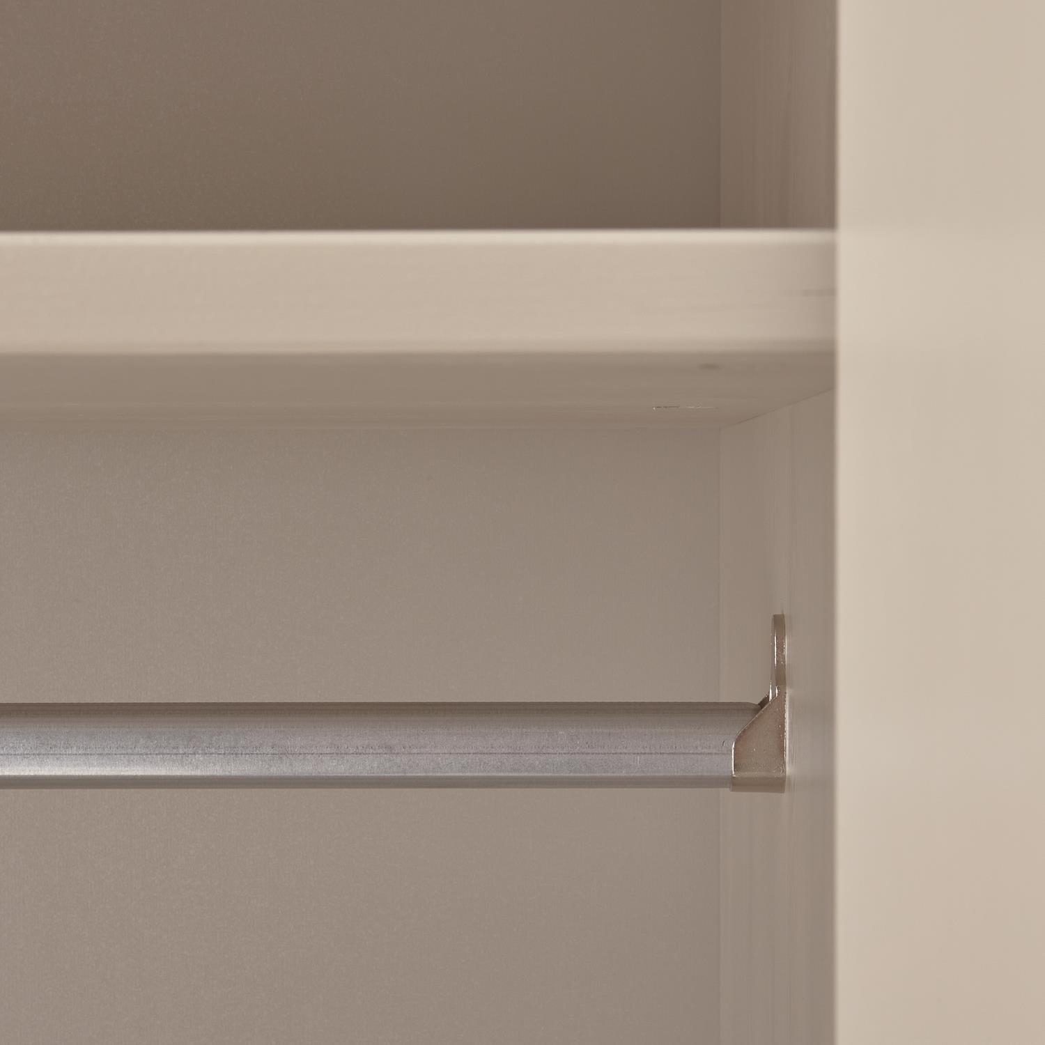 WOOOD Rain 2-deurs kledingkast - Grenen - Dust - 200x110x57