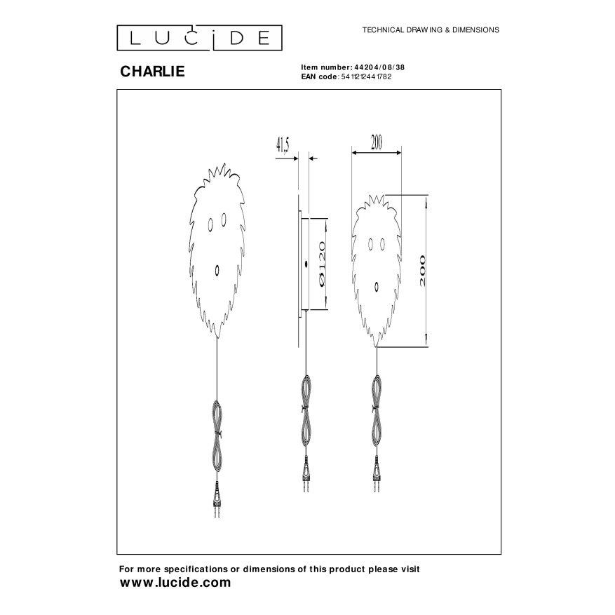 Lucide CHARLIE Wandlamp - Beige