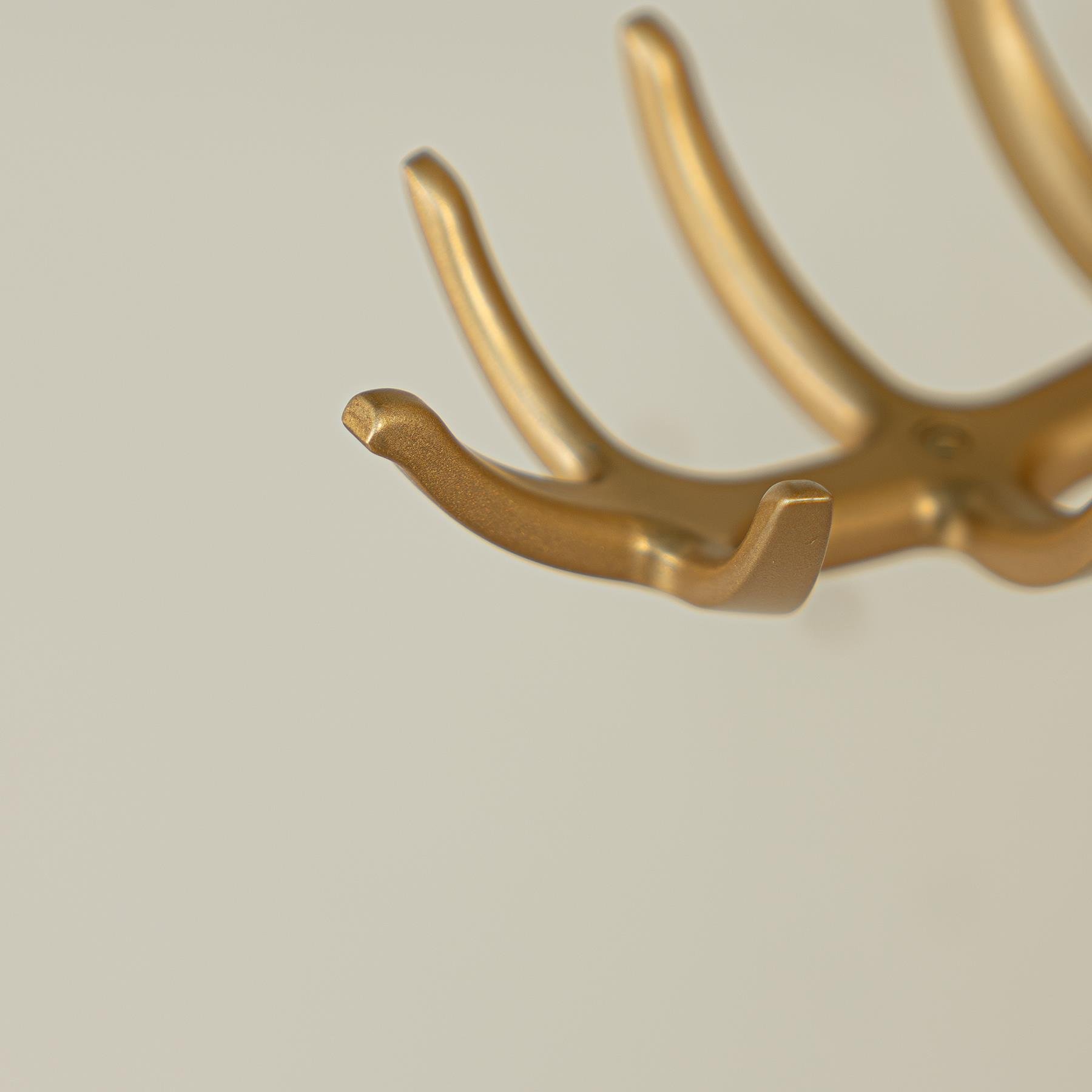SPINDER DESIGN BUG Wandkapstok - Goud | Goud
