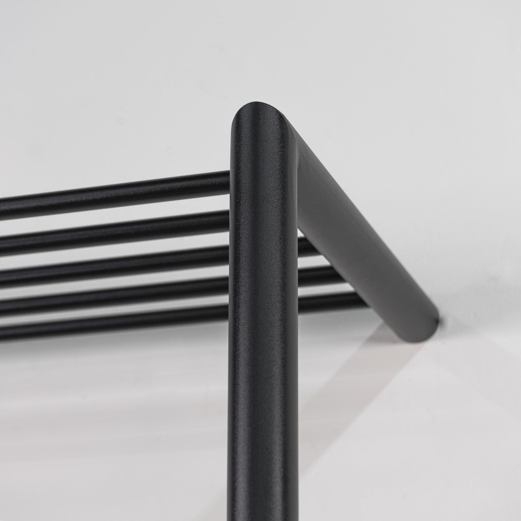 SPINDER DESIGN SMOOTH Wandkapstok - Zwart