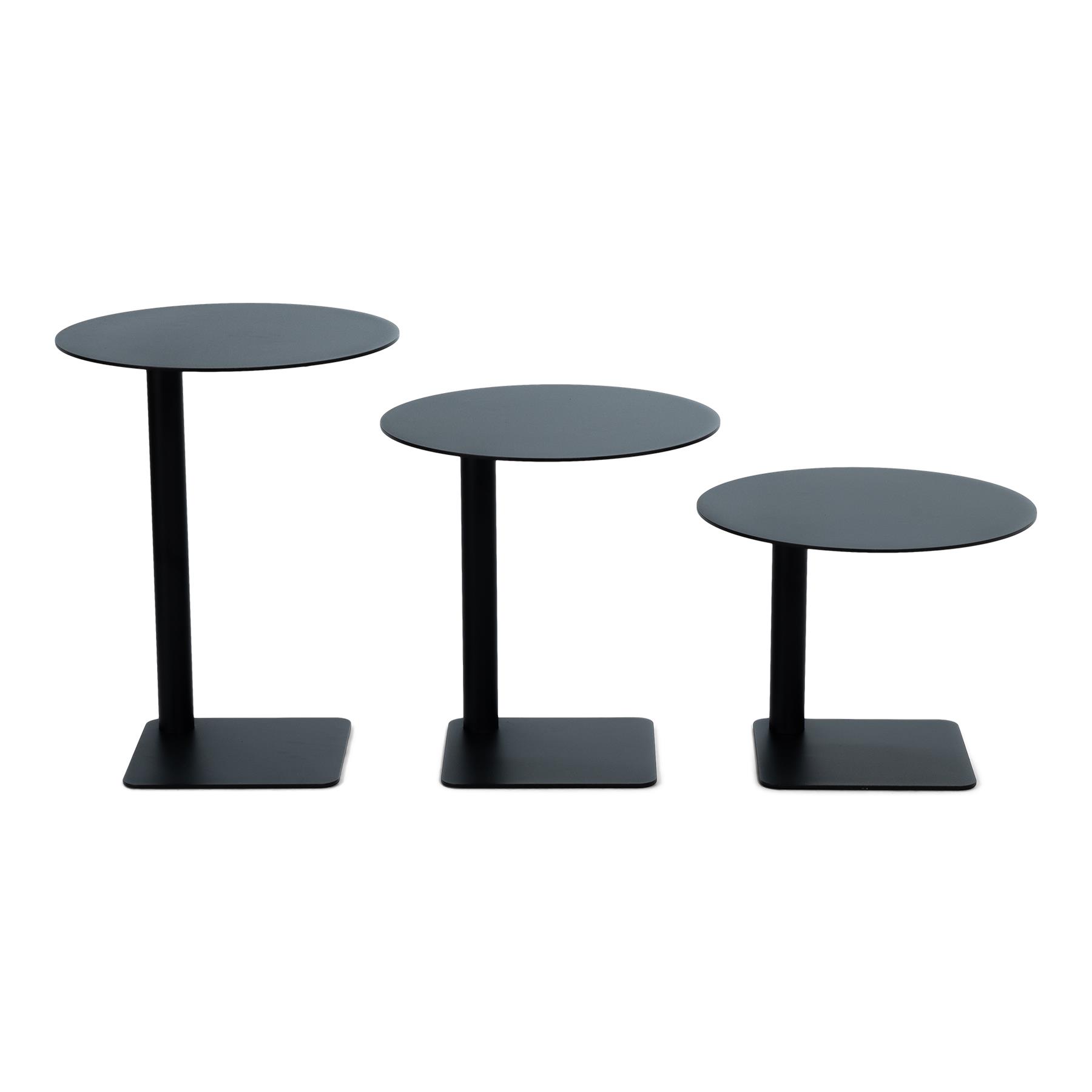 SPINDER DESIGN SUNNY HIGH Bijzettafel - Zwart