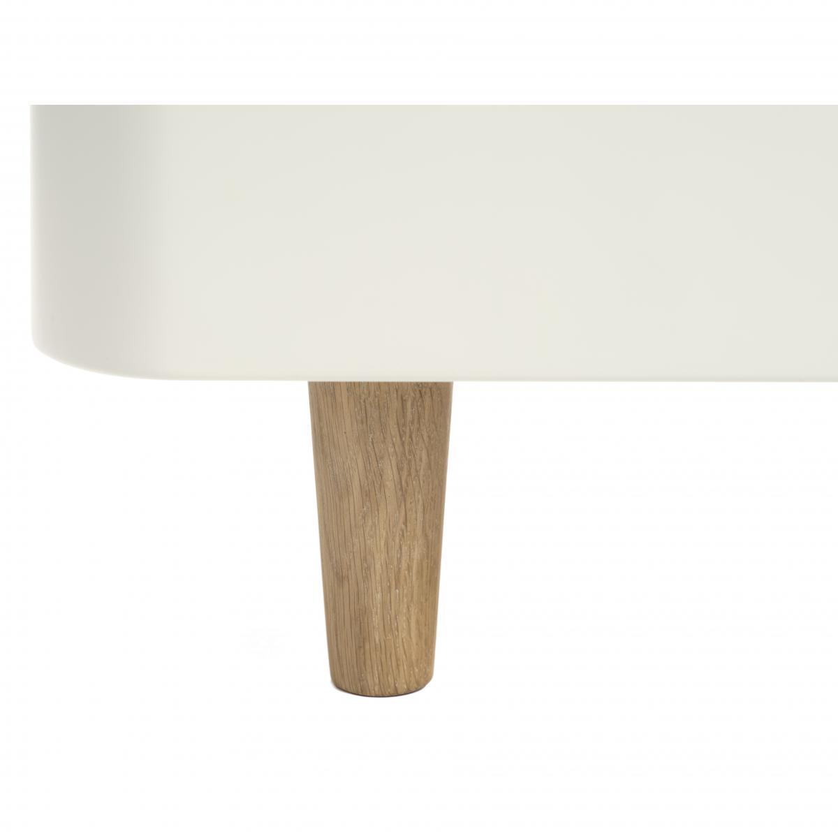 Nordic Home Rune dressoir - 140 cm - eikenhout -naturel|wit