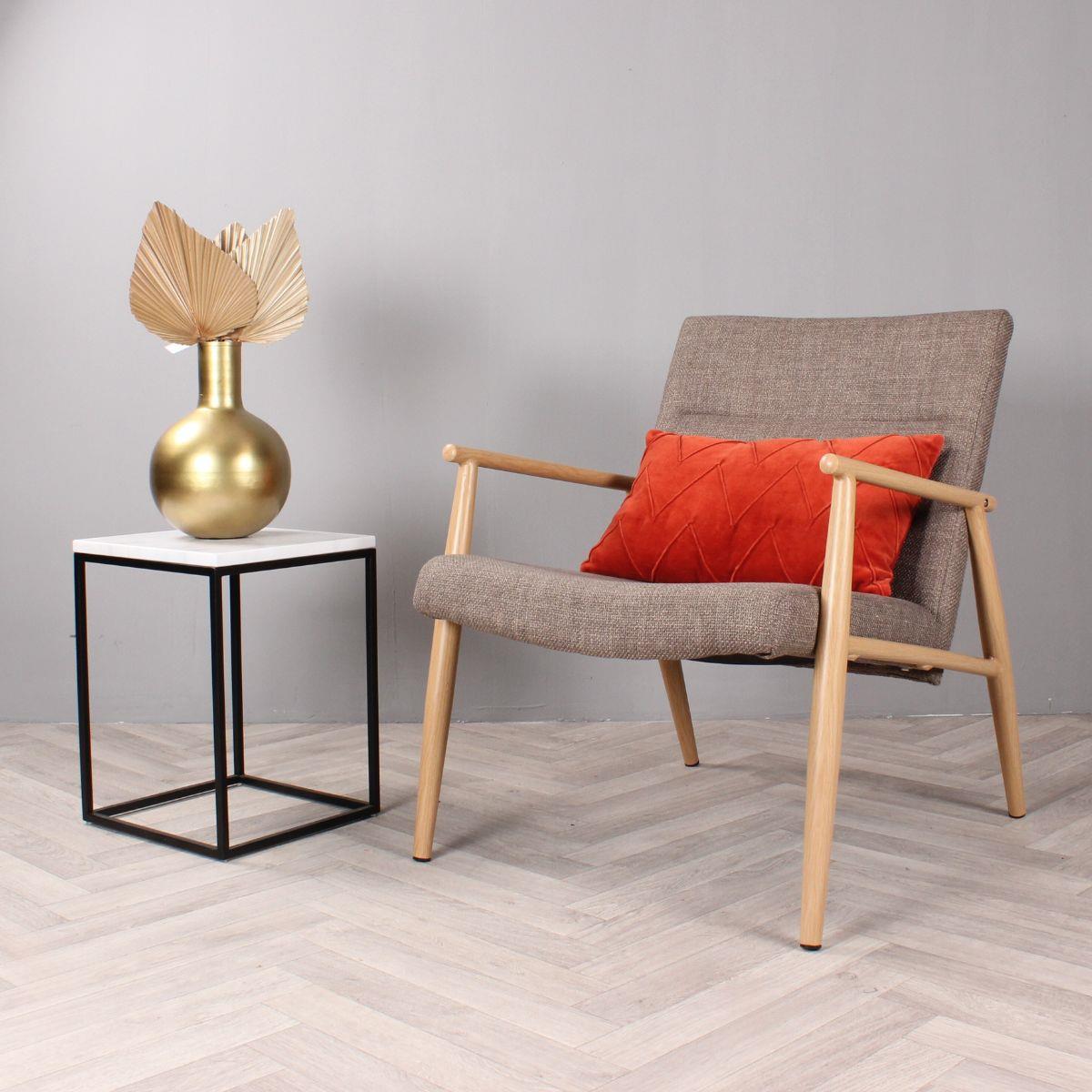 DS4U Daniel fauteuil houten frame - bruin