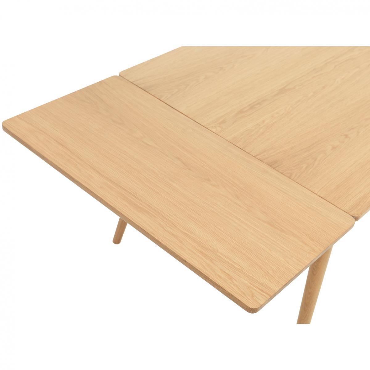 Nordic Home Ivar eiken tafelblad verlengstuk - 90x45 cm - naturel