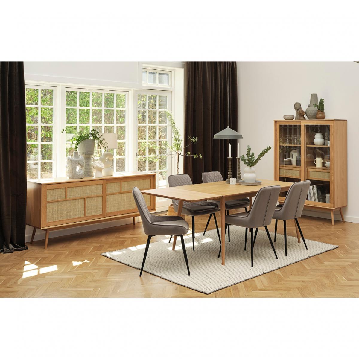 Nordic Home Ivar eiken tafelblad verlengstuk - 90x45 cm - naturel