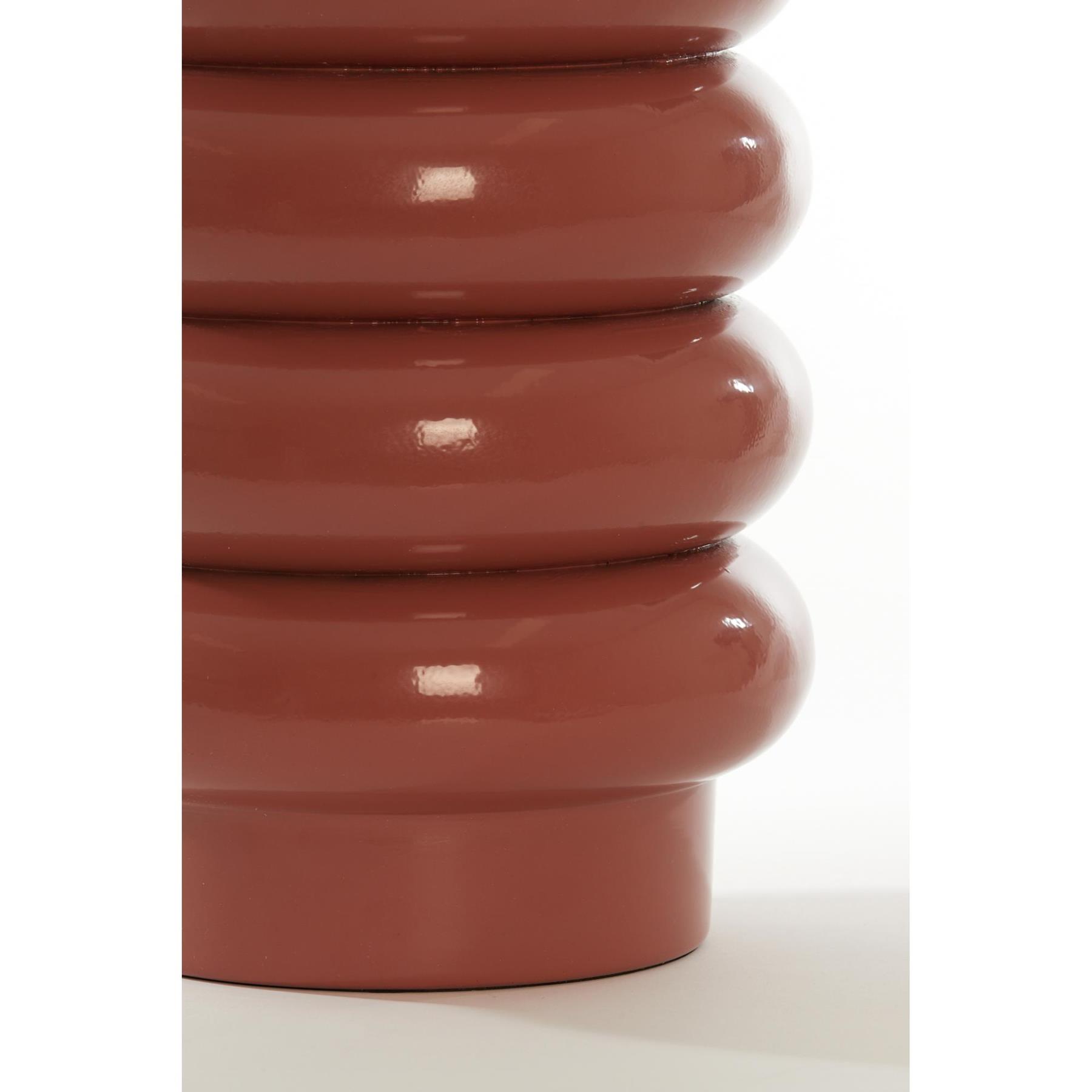 Light & Living Bijzettafel Mirogi - Rood - Ø30cm